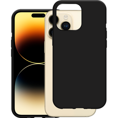 iPhone 14 Pro Max - Soft TPU Case - Black iPhone 14 Pro Max - Soft TPU Case - Black